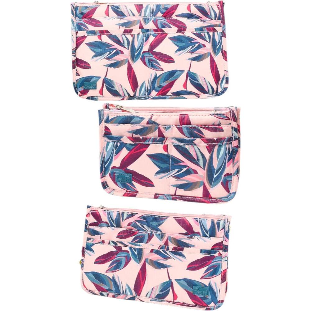 Periea 3-pack Purse Organizers Peach Leaves